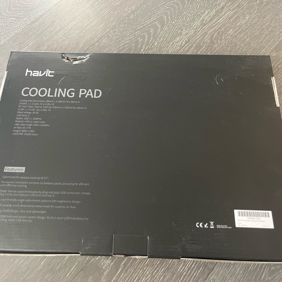 NWT Havit Laptop Cooling Pad - Picture 4 of 8